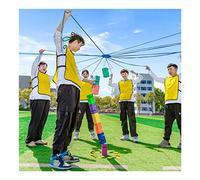 ZGHQHCDRH Kit de Juegos for el día Campo | Juego cooperativo apilamiento Bloques for 5-20 Personas | Juegos Team Building, liderazgo y comunicación for Empresas(Yellow,5pcs)