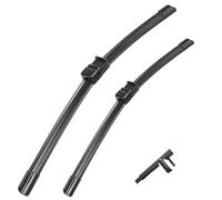 ZGHQHCDRH Limpiaparabrisas Coche,Escobillas Limpiaparabrisas Coche,para Audi A3 8P 2003-2004,Silenciosas Duraderas Limpia Parabrisas,Accesorios Coche,A-Left Hand Drive