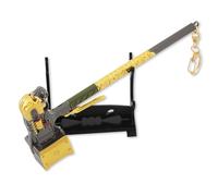 ZGHQHCDRH Llavero de martillo la muerte cáustico, figura acción metal, colgante mochila coleccionable