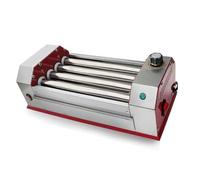 ZGHQHCDRH Máquina de Rodillos para Hot Dogs, Grill de Salchichas de Acero Inoxidable para Desayuno de Cocina, Rodillos de Calentamiento Automáticos, para Desayuno de Cocina(Red)