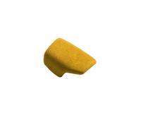 ZGHQHCDRH Marchas velocidad de Coche Embellecedor de pomo cambio marchas Alcantara para Audi Sport B9 F5 FY A4 S4 A5 S5 RS4 RS5 Q5L SQ5 Q5 Q7 Funda de silicona elástica(Yellow RHD)