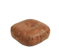 ZGHQHCDRH Meditación de piel sintética de alta calidad, altura y firmeza ajustables, cremallera oculta segura para el suelo, tacto suave sin olor (naranja, longitud lateral 50 x 10 cm)