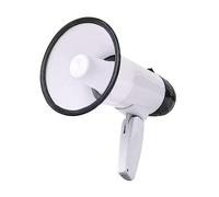 ZGHQHCDRH megáfono portátil, Megáfonos de Mano Modernos con Sirena incorporada, Altavoz megáfono grabadora Voz, for Exteriores 15w