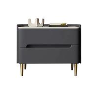 ZGHQHCDRH Mesita de Noche, Mesita de Noche pequeña, Mueble Organizador Almacenamiento, Mini cómoda, mesita, for Dormitorio, Sala Estar, Granja(Dark Gray,45x40x48cm)