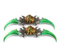 ZGHQHCDRH Modelo de Espada Larga, Juego de 2 Piezas 22 cm/8,7 Pulgadas, Caja cartón, con Expositor, Coleccionable Metal