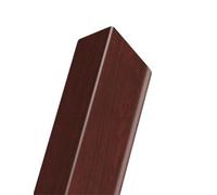 ZGHQHCDRH Moldura Protectora de Esquina con veta de Madera: no Requiere perforación, autoadhesiva, Impermeable y Resistente a los arañazos, (Wine Red,5x80cm)