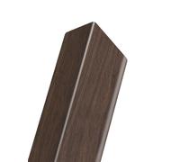 ZGHQHCDRH Moldura Protectora de Esquina con veta de Madera: no Requiere perforación, autoadhesiva, Impermeable y Resistente a los arañazos, (Walnut Color,5x100cm)