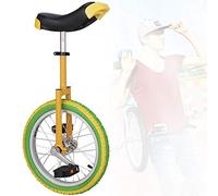 ZGHQHCDRH Monociclo, Monociclo de 20/18/16 Pulgadas, Monociclo for Hombres, Bicicletas for Adultos Bicicletas montaña Ajustables en Altura for Montaña butilo Antideslizante(20inch)