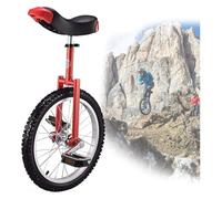 ZGHQHCDRH Monociclo, Monociclos de 18 Pulgadas for Adultos, Ruedas Antideslizantes, neumáticos montaña, Bicicleta Equilibrio for Ejercicio con autoequilibrio(Red)