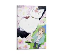 ZGHQHCDRH Natsume's Book of FriendsModern - Póster artístico de pared con textura para sala de estar, un centro de mesa llamativo para la decoración de tu hogar, oficina, estilo marco, 50 x 75 cm
