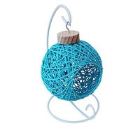 ZGHQHCDRH Nido de pájaros, Hamaca for Animales pequeños, Cuna Colgante for hámster, Jaula for pájaros, casa de ratán, Hamaca for Dormir, Cama for esconderse, Juguetes for Jugar, Color Azul(Blue)