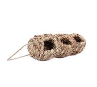 ZGHQHCDRH Nido de pájaros, Jaula for pájaros con Forma de Nido, Jaula for Huevos Hierba, casa for for Exteriores, Decorativa, Tejida, Colgante, for Loros, Casas for Mascotas, Dormitorio F(M)