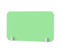 ZGHQHCDRH Pantallas acústicas, Mampara de PVC a Prueba Polvo for escritorios, separadores ambientes for Estudiantes, centros evaluación y escuelas(Green,30cm*50cm Comes with a Mobile Base)