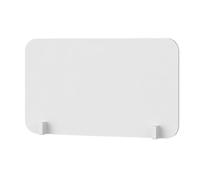 ZGHQHCDRH Pantallas acústicas, Mampara de PVC a Prueba Polvo for escritorios, separadores ambientes for Estudiantes, centros evaluación y escuelas(White,30cm*40cm Comes with a Mobile Base)