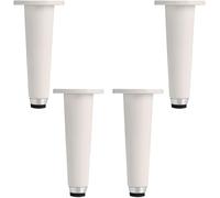 ZGHQHCDRH Patas de Muebles, 4 Patas Ajustables for Muebles, pie de Soporte for sofá, Metal Repuesto engrosadas for gabinete, Mesa, Silla, for Bricolaje(Wit,310mm/12.2in)