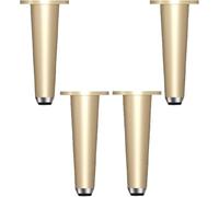 ZGHQHCDRH Patas de Muebles, 4 Patas Ajustables for Muebles, pie de Soporte for sofá, Metal Repuesto engrosadas for gabinete, Mesa, Silla, for Bricolaje(Copper,310mm/12.2in)