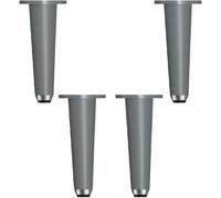 ZGHQHCDRH Patas de Muebles, 4 Patas Ajustables for Muebles, pie de Soporte for sofá, Metal Repuesto engrosadas for gabinete, Mesa, Silla, for Bricolaje(Gris,310mm/12.2in)