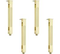 ZGHQHCDRH Patas de Muebles, 4 Patas de Muebles, gabinetes Metal Ajustables, 0 a 10 mm, Repuesto aleación Aluminio, for mesas Centro, TV(20cm/7.9in)