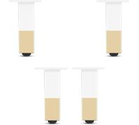 ZGHQHCDRH Patas de Muebles, 4 Patas for Muebles, aleación de Aluminio Ajustable, Repuesto for Bricolaje, for sofá, Mesa Centro, gabinetes TV(20cm(7.9in))