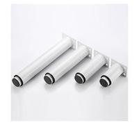 ZGHQHCDRH Patas de Muebles, 4 Patas Redondas Ajustables for Muebles, de Mesa Metal, Soporte Repuesto for Bricolaje, for sofá, Silla, Escritorio, Armario, pie(Wit,180mm/7.1in)