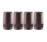 ZGHQHCDRH Patas de Muebles, Cama elevadora de Muebles Ajustable Que añade 100 mm Altura a Camas, sofás y armarios. Juego 4(Dark Brown)