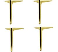 ZGHQHCDRH Patas de Muebles, Patas Triangulares de Metal for Muebles, Patas gabinete, Ajustables, Repuesto for DIY, 4 Uds(350mm/13.7in)