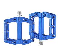 ZGHQHCDRH Pedales de Bicicleta, Pedales de Bicicleta 9/16 for MTB, Plataforma Universal aleación Aluminio Ligero(Blue)