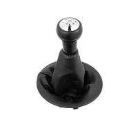 ZGHQHCDRH Pomos Palanca Cambios Para Berlingo III Para Peugeot Partner 2008-2021 Material sintético PU 5 Velocidades MT Perilla Palanca Cambios Coche + Polaina(B)