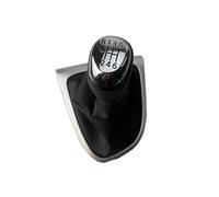 ZGHQHCDRH Pomos Palanca Cambios Para Clio 4 IV MK4 2012-2019 LHD 5/6 Velocidades MT Perilla Cambio Marchas Coche Cubierta Funda Fuelle Cabezal Con Caja Cambios Antipolvo(Chrome 6 Speed)