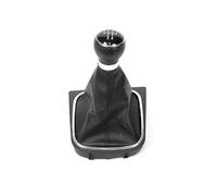 ZGHQHCDRH Pomos Palanca Cambios Para GOLF 6 VI MK6 Jetta 5 Golf V MK5 Manual 5/6 Velocidad Perilla Palanca Cambios Coche Cambio Polaina Cubierta Arranque(5 Speed)