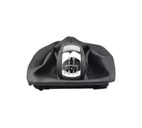 ZGHQHCDRH Pomos Palanca Cambios Para Octavia 2004-2012 Auto Car Gear Shift Knob Collares Bota Material sintético 5 Velocidades