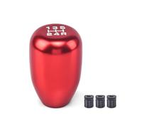 ZGHQHCDRH Pomos Palanca Cambios Para Transmisión Manual Perilla Palanca Cambios Automática Cambio Coche Universal 5 Velocidades(Red)