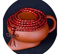 ZGHQHCDRH Pulsera de Cuentas, Pulsera de Cuentas de Palisandro Natural oración Budista Tibetano Buda meditación Mala joyería for los Accesorios de Regalo Unisex(4 * 5mm*168)