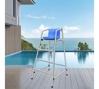 ZGHQHCDRH Silla de socorrista, Mirador de observación Salvavidas 4 5 6 pies, Silla competición árbitro Entrenador Deportivo con Orificio for sombrilla(3 Steps)