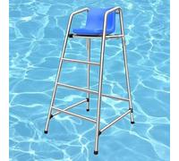 ZGHQHCDRH Silla de socorrista, Silla Salvavidas de Piscina for Exteriores e Interiores, 120, 150 y 180 cm Alto, Desmontable, Acero Inoxidable 304(3 Steps)