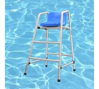 ZGHQHCDRH Silla de socorrista, Silla Salvavidas de Piscina for Exteriores e Interiores, 120, 150 y 180 cm Alto, Desmontable, Acero Inoxidable 304(2 Steps)