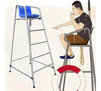 ZGHQHCDRH Silla de socorrista, Silla Salvavidas for Piscina de 120 cm, 150 y 180 Alto, Desmontable Resistente. Equipo Seguridad for Cubierta(85x100x180cm/33.5x39.4x71inch)