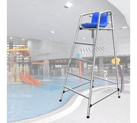 ZGHQHCDRH Silla de socorrista, Sillas Salvavidas Altas for Exteriores (120, 150 y 180 cm de Altura, con Asiento ABS)