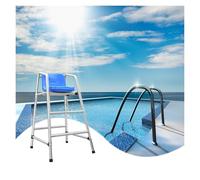 ZGHQHCDRH Silla de socorrista, Taburete de Escalera Desmontable for árbitro competición con Capacidad Carga 300 kg y sillas Salvavidas Gancho 180°(3.9 ft/47.2 in/1.2m)