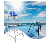 ZGHQHCDRH Silla de socorrista, Taburete de Escalera Desmontable for árbitro competición con Capacidad Carga 300 kg y sillas Salvavidas Gancho 180°(5.9 ft/70.9 in/1.8m)