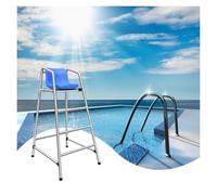 ZGHQHCDRH Silla de socorrista, Taburete de Escalera Desmontable for árbitro competición con Capacidad Carga 300 kg y sillas Salvavidas Gancho 180°(4.9 ft/59.1 in/1.5m)