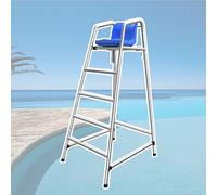 ZGHQHCDRH Silla de socorrista, Taburetes de Bar for Exteriores, sillas for Lago, Playa, Patio, Piscina, 3.9, 4. y 5. pies, cómodo Taburete Salvavidas for Guardacostas, Carga 660 LB(H 180cm/71inch)