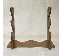 ZGHQHCDRH soporte para espadas, Exhibición de gladiadores, soporte for espadas cruzadas, for cuchillos, for flauta, 3 capas, grande y oscuro(3 layers large dark)