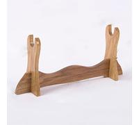 ZGHQHCDRH soporte para espadas, Exhibición de gladiadores, soporte for espadas cruzadas, for cuchillos, for flauta, 3 capas, grande y oscuro(1 Layer large log color)