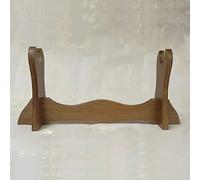 ZGHQHCDRH soporte para espadas, Exhibición de gladiadores, soporte for espadas cruzadas, for cuchillos, for flauta, 3 capas, grande y oscuro(1 layer large dark)