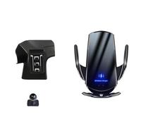 ZGHQHCDRH Soporte Teléfono Coche para Ford para Mondeo 2013-2021 Soporte Teléfono para Coche Base Fijo Especial Accesorios Carga Inalámbrica(Base and Holder 3)