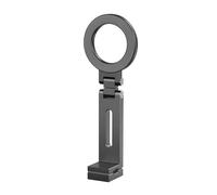 ZGHQHCDRH Soporte Teléfono Coche Soporte Magnético para Teléfono Avión, Universal para Escritorio Viaje, para Celular, Plegable para Palo Selfie con Rotación 360 °(Gray Black A)