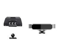 ZGHQHCDRH Soporte Teléfono Coche Soporte Teléfono para Coche para Base Carga Inalámbrica Gravedad Accesorios Interiores para X3 G45 2025(Base and Holder 2)