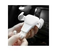ZGHQHCDRH Soporte Teléfono Coche Soporte Universal para Teléfono Coche por Gravedad con Clip para Salida Aire para Móvil para Inteligente GPS(Blanco)