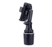 ZGHQHCDRH Soporte Teléfono Coche Soporte Universal para Teléfono Taza Coche, Cargador Inalámbrico Rápido Qi, Sujeción con Sensor Inteligente Infrarrojo Automático